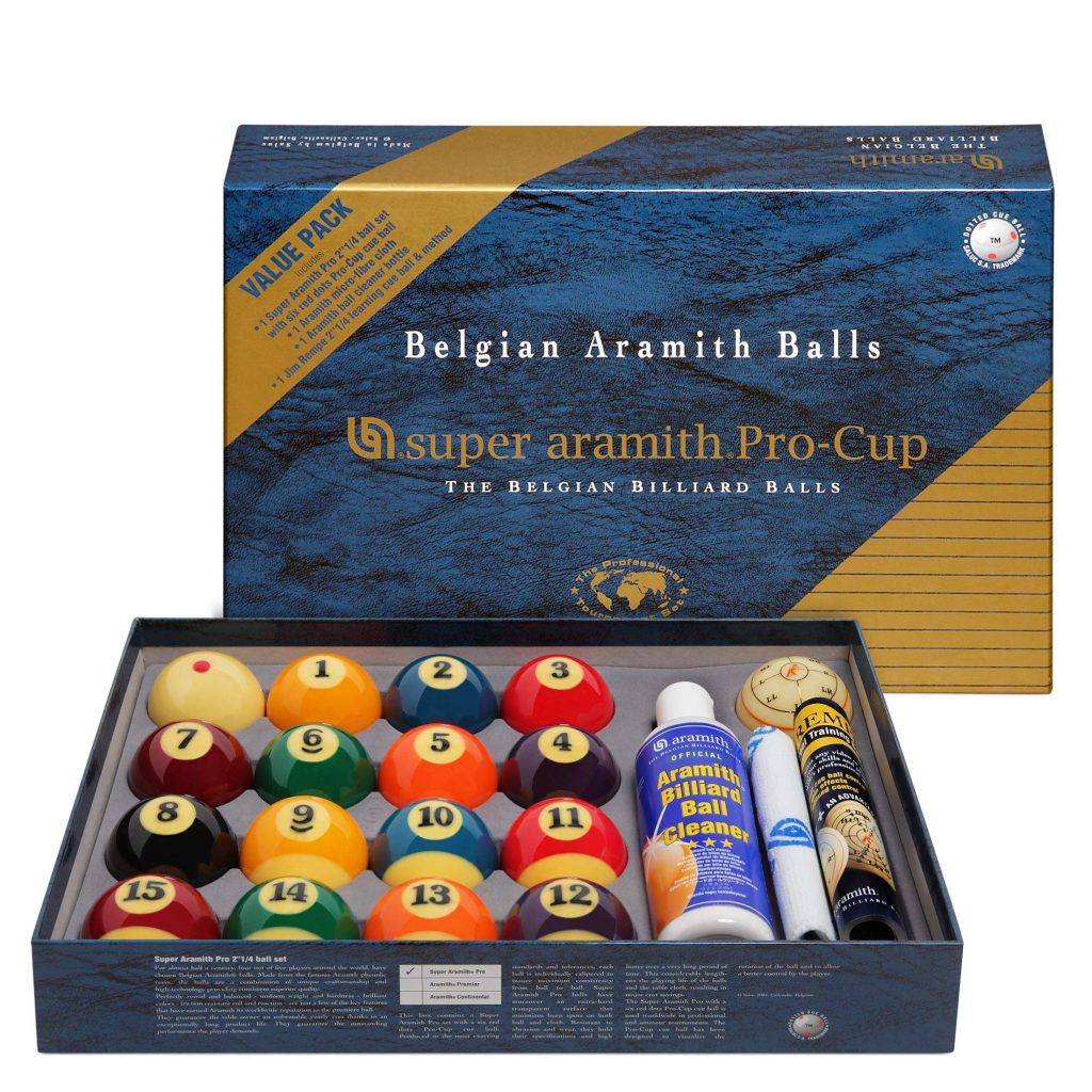 The Amazing History of Aramith Balls 3 Aramith Pro Cup Pool Balls